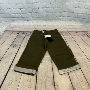The Good Ones Boy's Green Rolled Cuff Pants